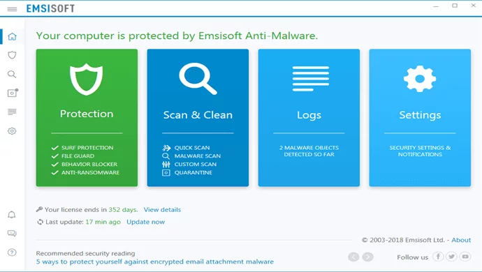 Emsisoft spybot search & destroy