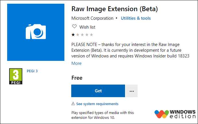 How to Open RAW Image Files in Windows 10
