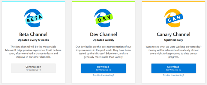 microsoft edge chromium beta download