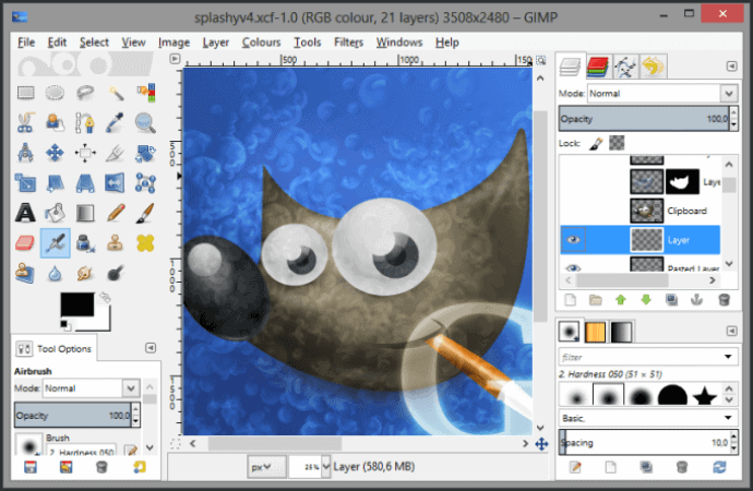 GIMP free photo editing software