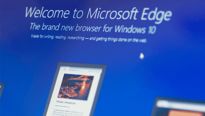 В какой windows появился edge