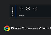 Disable Chrome Volume Overlay in Windows 10