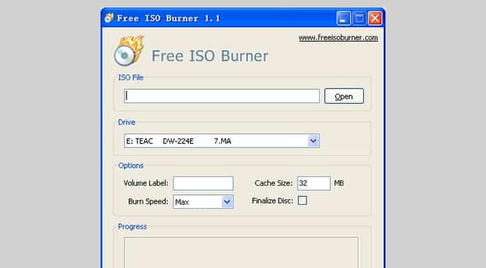 Free ISO Burner Windows 10