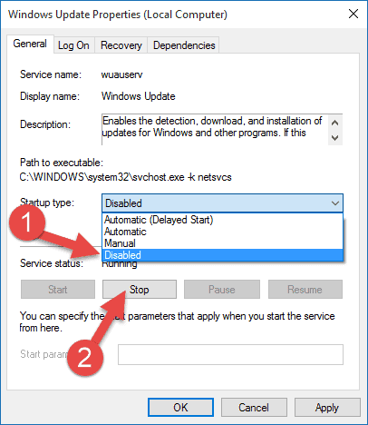 how to turn off auto update windows 10
