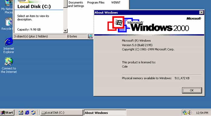 Как установить windows 2000 на virtualbox