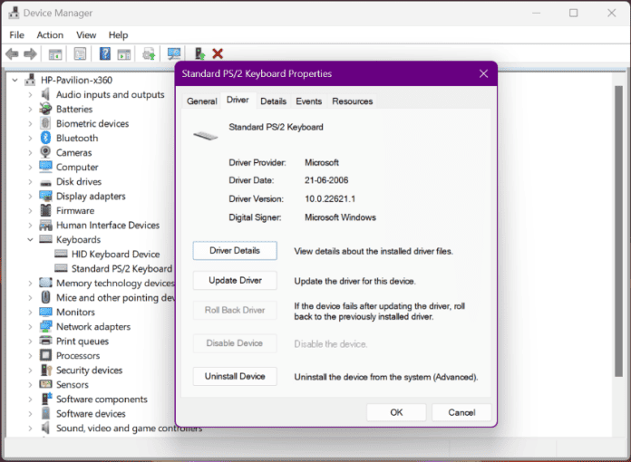 Check Current Drivers