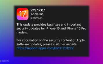 Apple Rolls Out iOS 17.0.1 and iPadOS 17.0.1