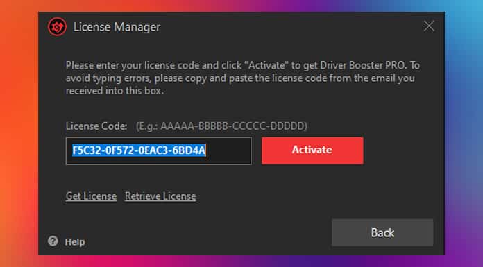 Activate Driver Booster 11 Pro License Key